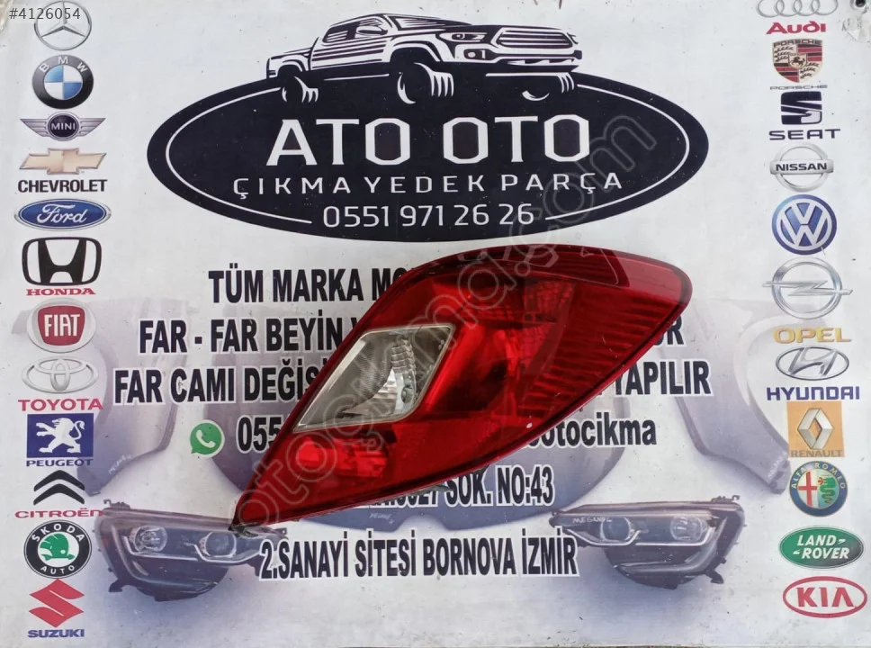 OPEL CORSA D ORJİNAL CIKMA SAĞ STOP B