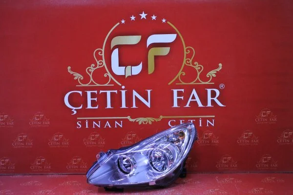 Opel corsa d sol far sıfır orj krom 2007-2010 93189357