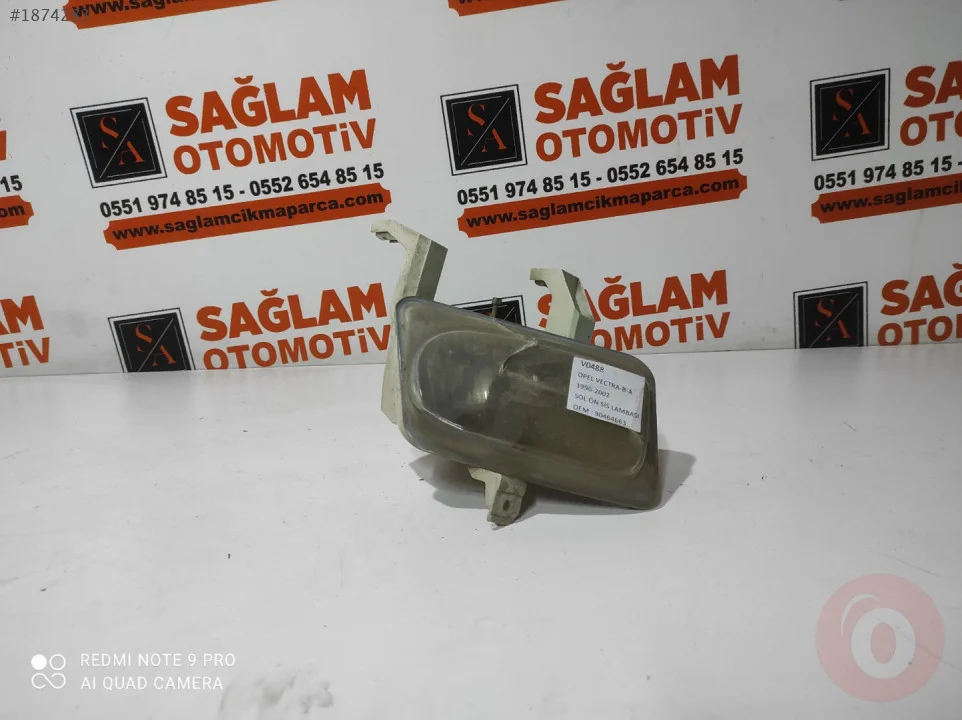 OPEL VECTRA-B-A 96-02 SOL ÖN SİS FARI  OEM; 90464663