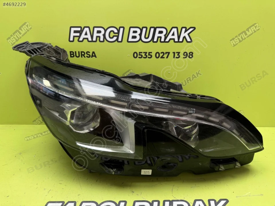 PEUGEOT 3008/5008 P87E SAĞ FAR ORJİNAL 2016-2020 1674017980