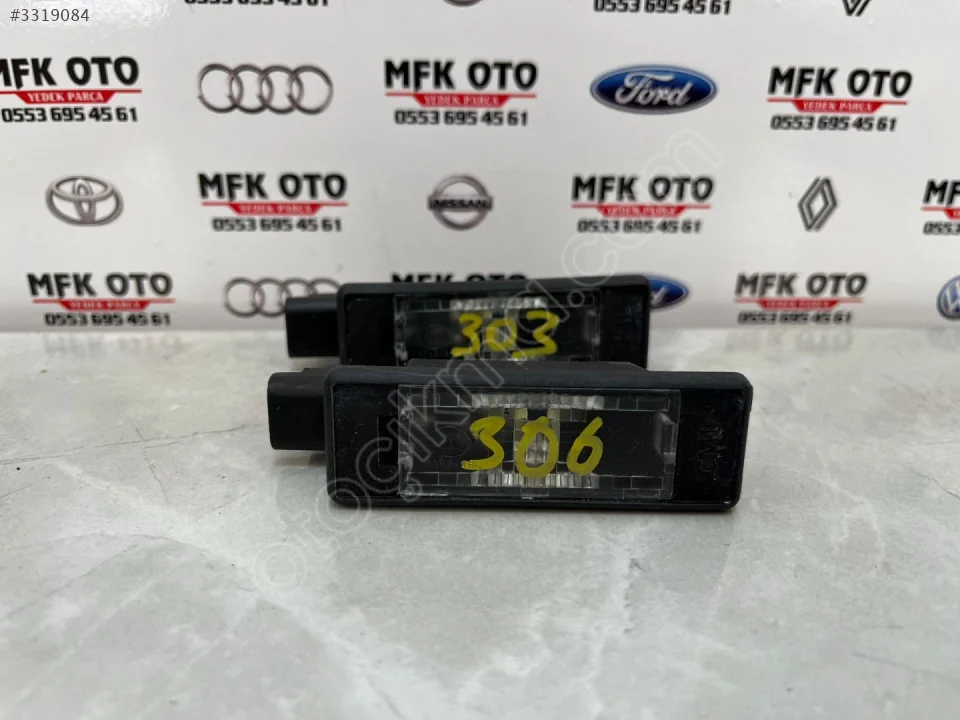 PEUGEOT 3008 PLAKA LAMBASI ORJİNAL 16-23