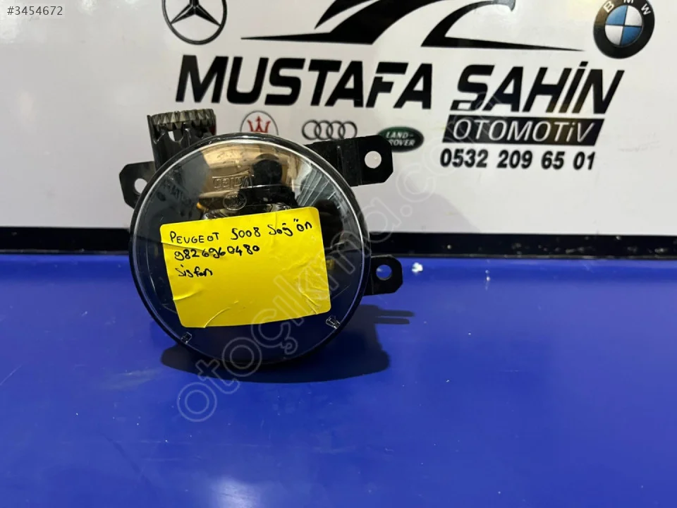 PEUGEOT 3008 SAĞ ÖN SİS FAR | 9826960480