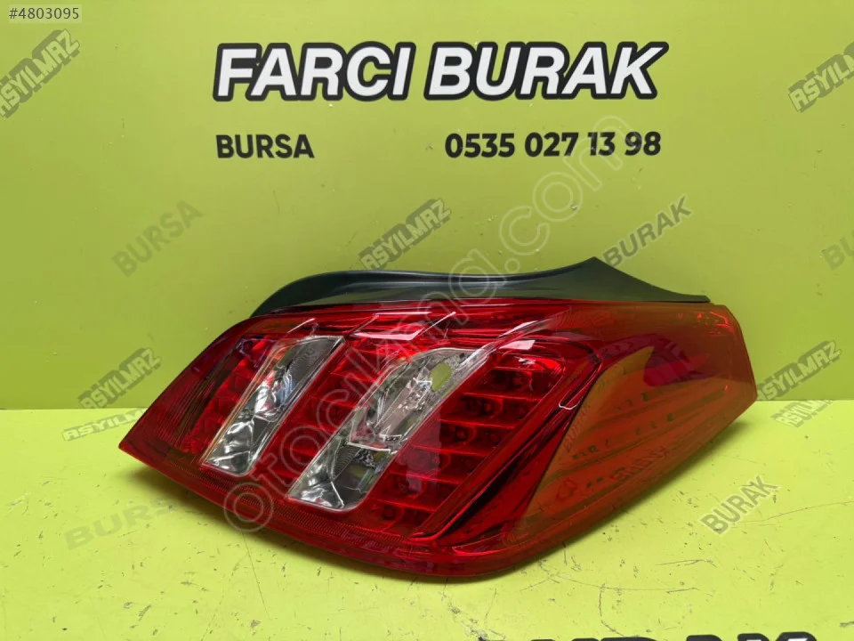 PEUGEOT 508 SAĞ STOP SIFIR İTHAL 2011-2013 6351.LL