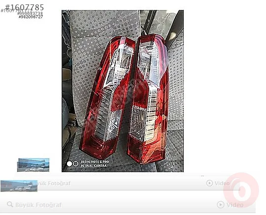 RENAULT MASTER 3.ARKA Sol stop