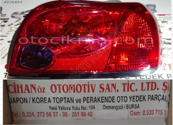 TOYOTA AVENSIS SAĞ STOP 2003 2005