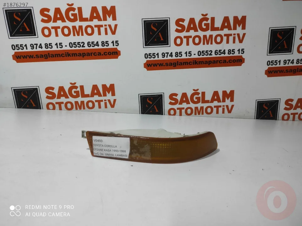 TOYOTA COROLLA EFSANE KASA 93-98 ÇIKMA SAĞ ÖN SİNYAL LAMBASI