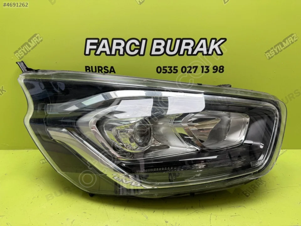 TRANSİT CUSTOM V362 SAĞ LEDLİ MERCEKLİ FAR 2018- JK21 13W029 CH