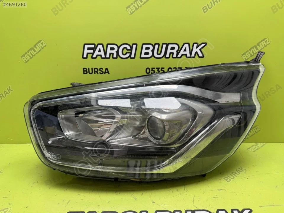 TRANSİT CUSTOM V362 SOL LEDLİ MERCEKLİ FAR 2018- JK21 13W030 CH