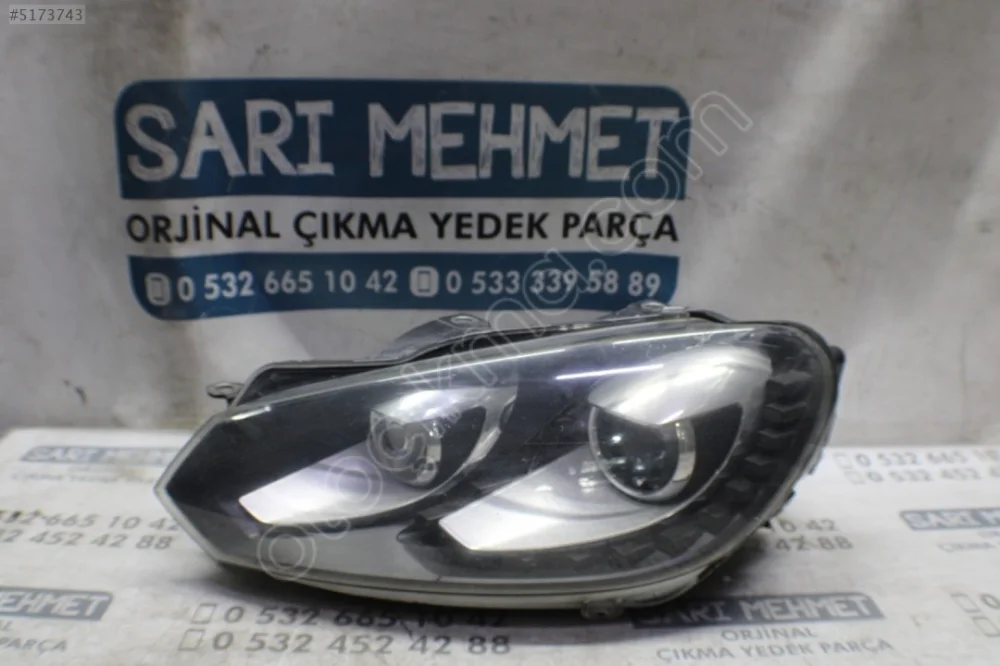 Volkswagen Golf 6 Xenon Sol Ön Far 5K1941751D