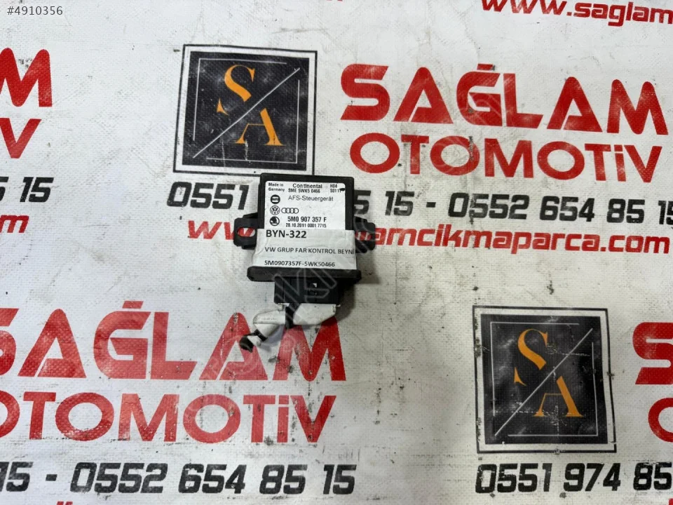Volkswagen Golf Far Kontrol Beyni 5M0907357F 5WK50466