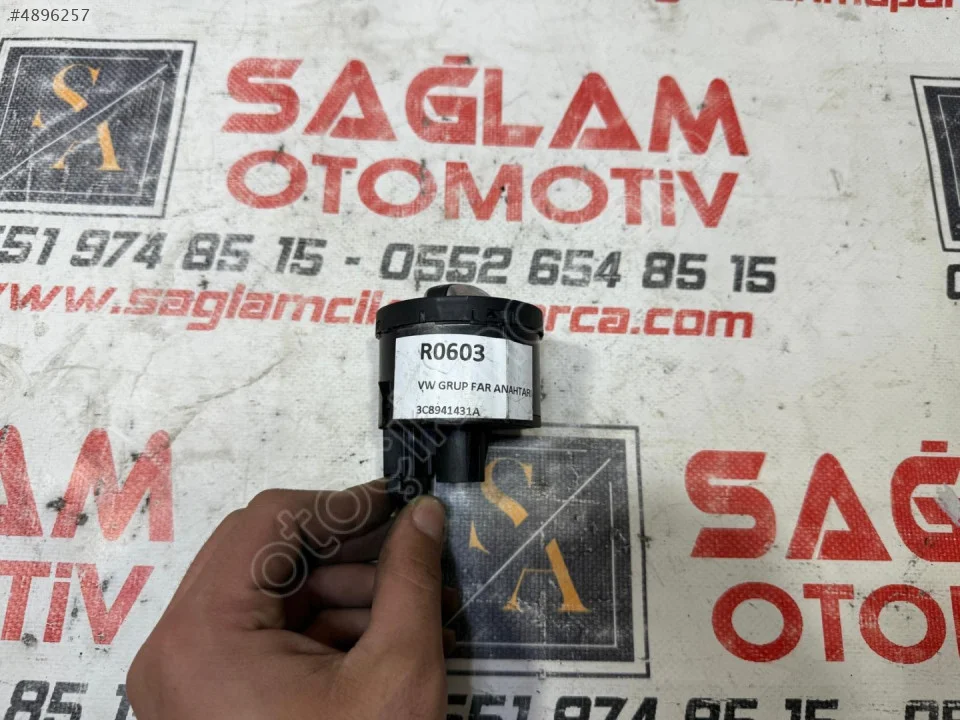 Volkswagen Jetta Far Anahtarı 3C8941431A