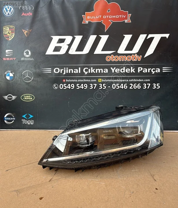 Volkswagen Jetta Sol Ön LED Far - Yan Sanayi Plug&Play