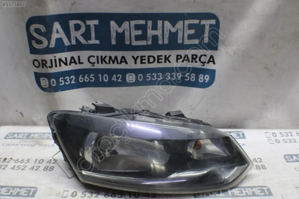 Volkswagen Polo 2010-2013 Sağ Far 6R1941016E