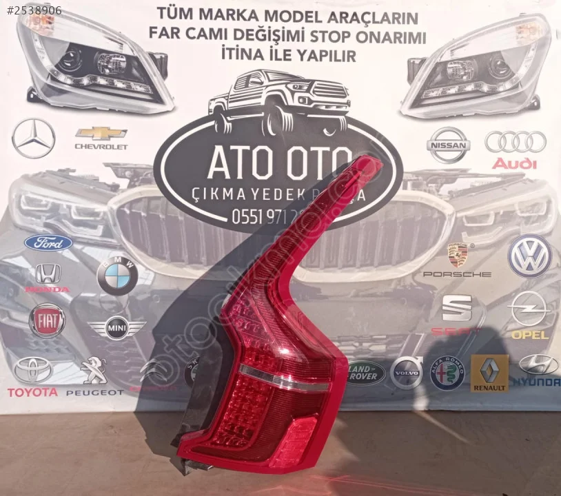 VOLVO XC90 ORJİNAL ÇIKMA SOL STOP