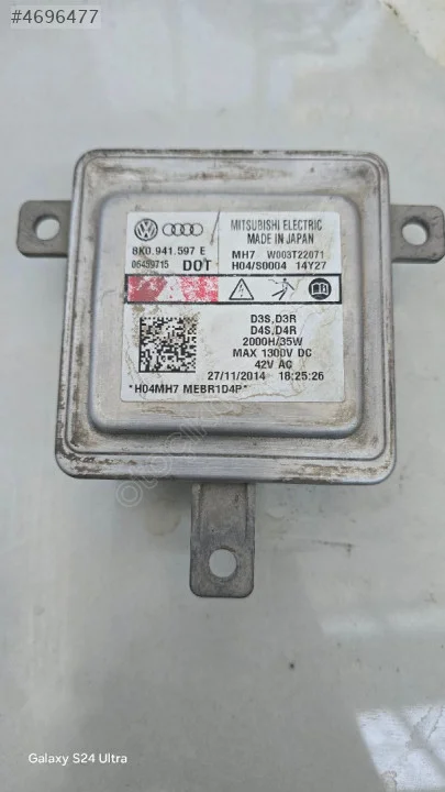 Xenon Far Beyni (Balast) kontrol ünite 8K0941597E Audi, Volks